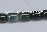 CAB392 15.5 inches 10*12mm column moss agate gemstone beads wholesale