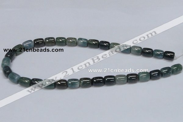 CAB392 15.5 inches 10*12mm column moss agate gemstone beads wholesale