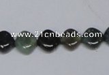 CAB418 15.5 inches 10*10mm rhombic moss agate gemstone beads