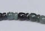 CAB426 15.5 inches 9*13mm vase-shaped moss agate gemstone beads