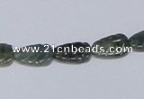 CAB428 15.5 inches 8*12mm leaf-shaped moss agate gemstone beads