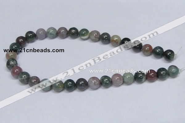 CAB434 15.5 inches 12mm round indian agate gemstone beads wholesale