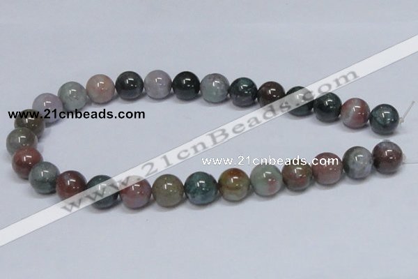 CAB435 15.5 inches 14mm round indian agate gemstone beads wholesale