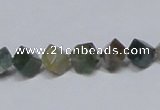 CAB441 15.5 inches 6*6mm inclined cube indian agate gemstone beads