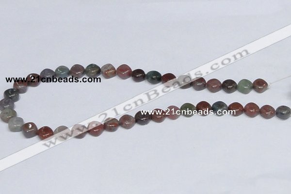 CAB450 15.5 inches 10mm rhombic indian agate gemstone beads