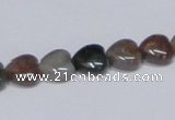 CAB453 15.5 inches 10*10mm heart indian agate gemstone beads
