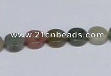 CAB455 15.5 inches 10mm coin indian agate gemstone beads wholesale