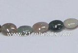 CAB456 15.5 inches 8*10mm oval indian agate gemstone beads wholesale