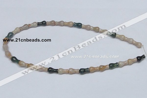 CAB464 15.5 inches 7*12mm vase-shaped indian agate gemstone beads