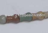 CAB465 15.5 inches 8*12mm vase-shaped indian agate gemstone beads