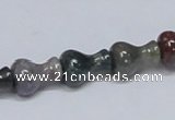 CAB466 15.5 inches 10*14mm vase-shaped indian agate gemstone beads