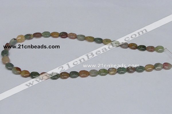 CAB467 15.5 inches 8*10mm freeform indian agate gemstone beads