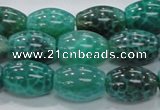 CAB52 15.5 inches 13*18mm egg-shaped peafowl agate gemstone beads