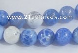 CAB646 15.5 inches 10mm round fire crackle agate beads wholesale