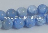 CAB647 15.5 inches 12mm round fire crackle agate beads wholesale