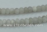 CAB900 15.5 inches 4*6mm rondelle natural crazy agate beads wholesale