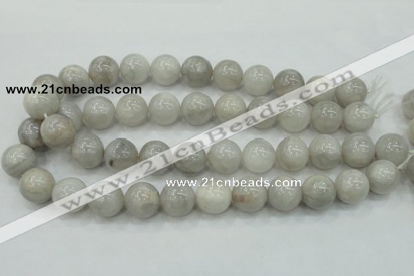 CAB902 15.5 inches 18mm round natural crazy agate beads wholesale