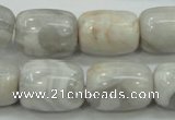 CAB904 15.5 inches 15*20mm drum natural crazy agate beads wholesale