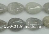 CAB908 15.5 inches 13*18mm flat teardrop natural crazy agate beads