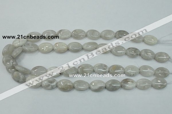 CAB911 15.5 inches 13*18mm oval natural crazy agate beads wholesale