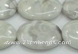 CAB913 15.5 inches 22*30mm oval natural crazy agate beads wholesale