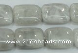 CAB922 15.5 inches 15*20mm rectangle natural crazy agate beads wholesale