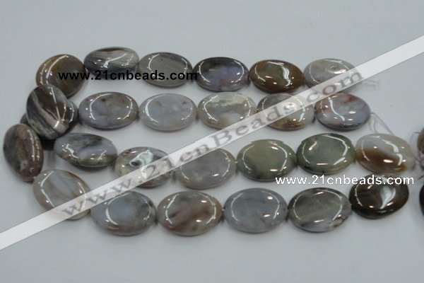 CAB960 15.5 inches 22*30mm oval ocean agate gemstone beads