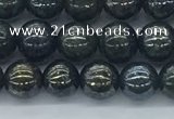 CAE121 15.5 inches 6mm round AB-color astrophyllite beads wholesale