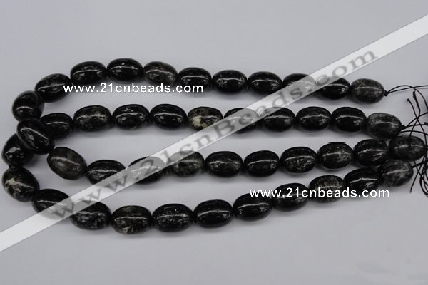 CAE17 15.5 inches 13*18mm egg-shaped astrophyllite beads wholesale