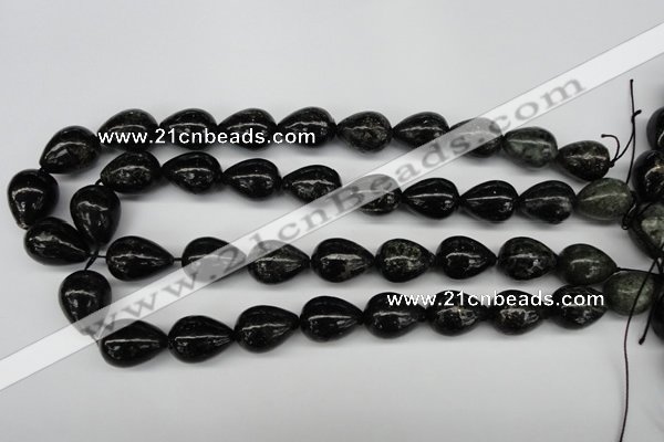 CAE23 15.5 inches 15*20mm teardrop astrophyllite beads wholesale