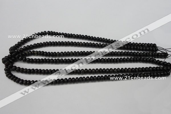 CAE28 15.5 inches 4*8mm rondelle astrophyllite beads wholesale