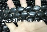 CAE300 15.5 inches 13*18mm oval astrophyllite beads wholesale