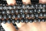 CAE306 15.5 inches 8mm round astrophyllite gemstone beads