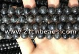 CAE307 15.5 inches 10mm round astrophyllite gemstone beads