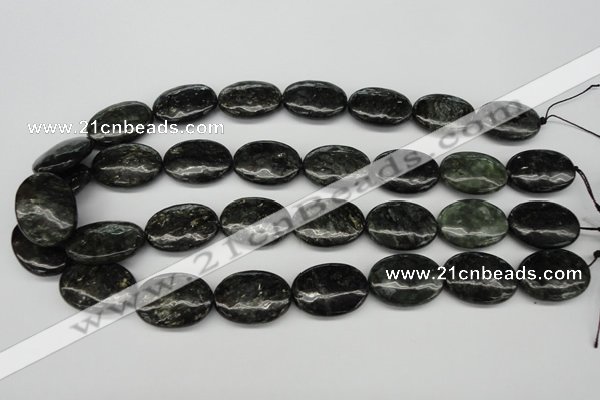 CAE59 15.5 inches 18*25mm oval astrophyllite beads wholesale