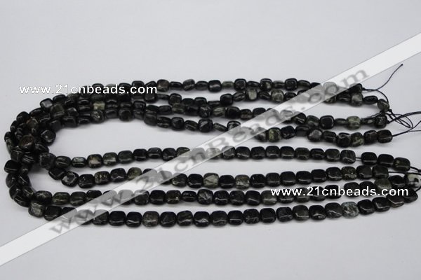 CAE75 15.5 inches 8*8mm square astrophyllite beads wholesale