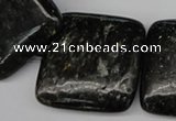 CAE84 15.5 inches 30*30mm square astrophyllite beads wholesale