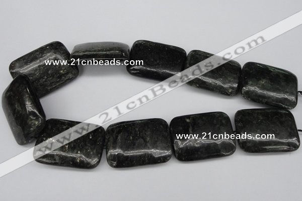 CAE96 15.5 inches 30*40mm rectangle astrophyllite beads wholesale