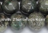 CAF108 15.5 inches 18mm round Africa stone beads wholesale