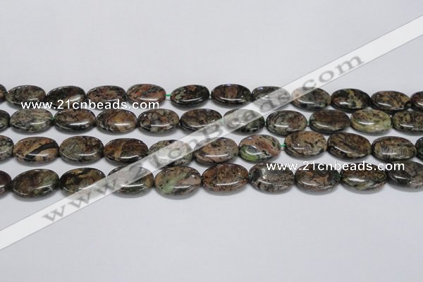 CAF126 15.5 inches 12*16mm oval Africa stone beads wholesale