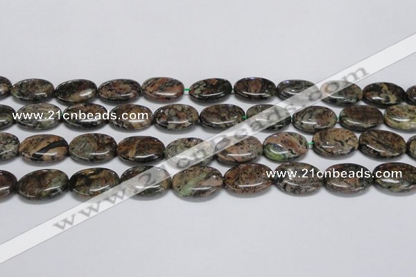 CAF127 15.5 inches 13*18mm oval Africa stone beads wholesale