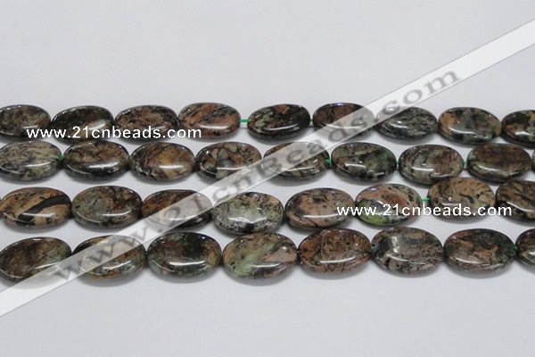 CAF129 15.5 inches 18*25mm oval Africa stone beads wholesale