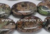 CAF130 15.5 inches 20*30mm oval Africa stone beads wholesale