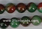 CAG1003 15.5 inches 14mm round rainbow agate beads wholesale