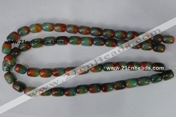 CAG1015 15.5 inches 13*18mm drum rainbow agate beads wholesale