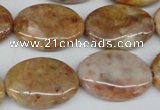 CAG1094 15.5 inches 18*25mm oval Morocco agate beads wholesale