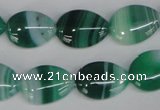 CAG1270 15.5 inches 13*18mm flat teardrop line agate gemstone beads