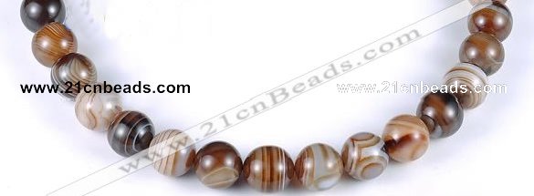 CAG143 14mm round madagascar agate gemstone beads Wholesale