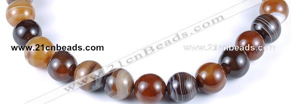 CAG144 round 16mm madagascar agate gemstone beads Wholesale