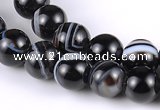 CAG146 5mm round madagascar agate gemstone beads Wholesale